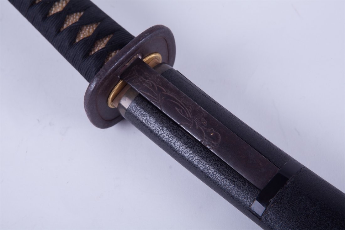 Wakizashi with 2 body cutting test. Hojoji Kunimasa. — image 7