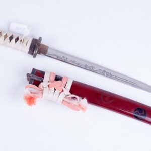 Tanto koshirae with silver fittings. — image 1