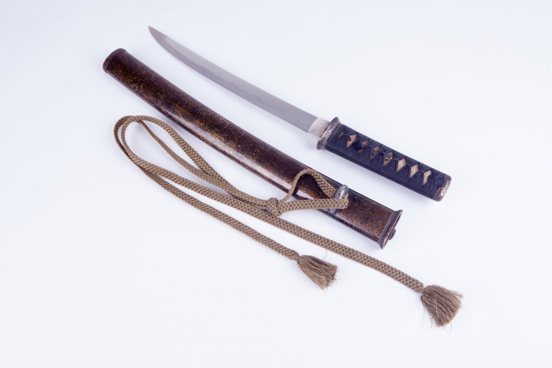 Tanto. Ubu nakago, hirazukuri, yorimune. — image 5