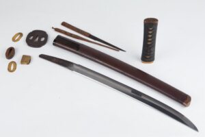 Wakizashi. Hirosuke, Shimada school. Suruga province. — image 3
