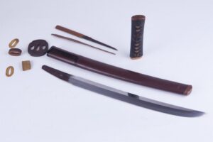 Wakizashi. Hirosuke, Shimada school. Suruga province. — image 4