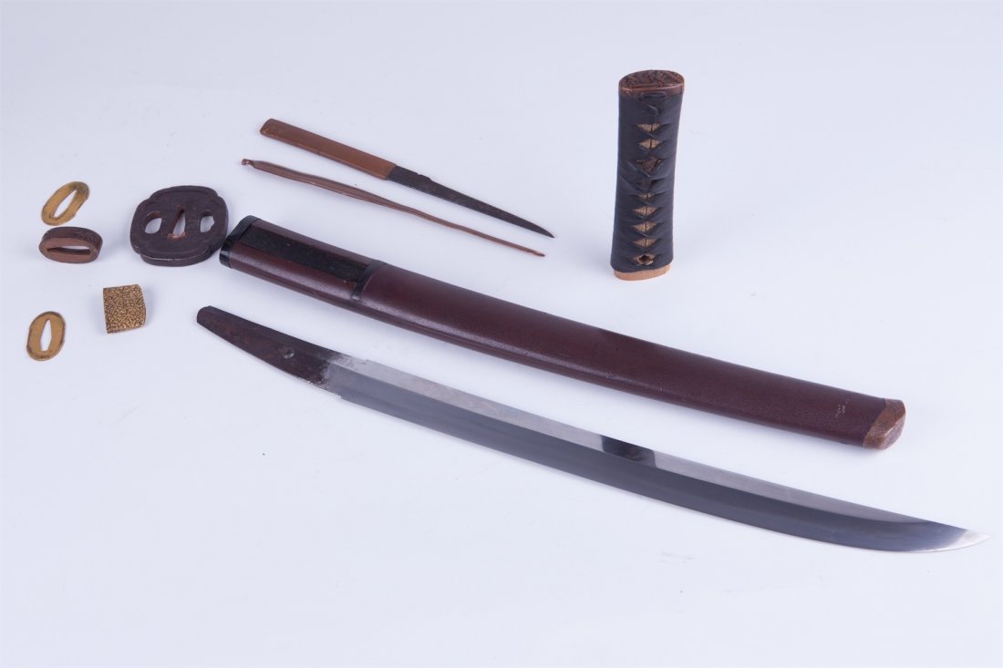 Wakizashi. Hirosuke, Shimada school. Suruga province. — image 4