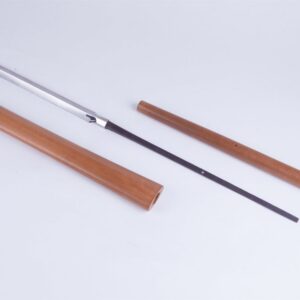 Yari in shirosaya. Signed. — image 1