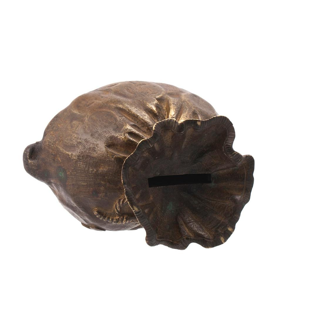 Russian cast bronze coin box — image 4