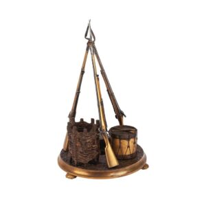 A Russian commemorative bronze-gilt composition — image 1