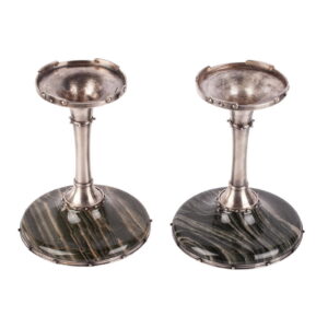 Two Russian green jasper vases — image 2