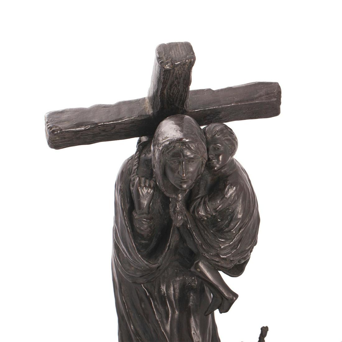 Extremely rare Russian bronze composition — image 3