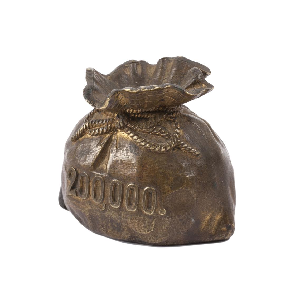 Russian cast bronze coin box — image 1