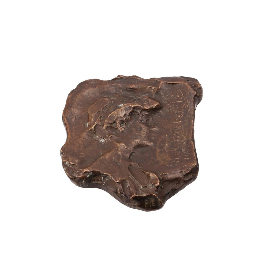 An unusual Russian bronze plaque. P. Troubetzkoy — image 5