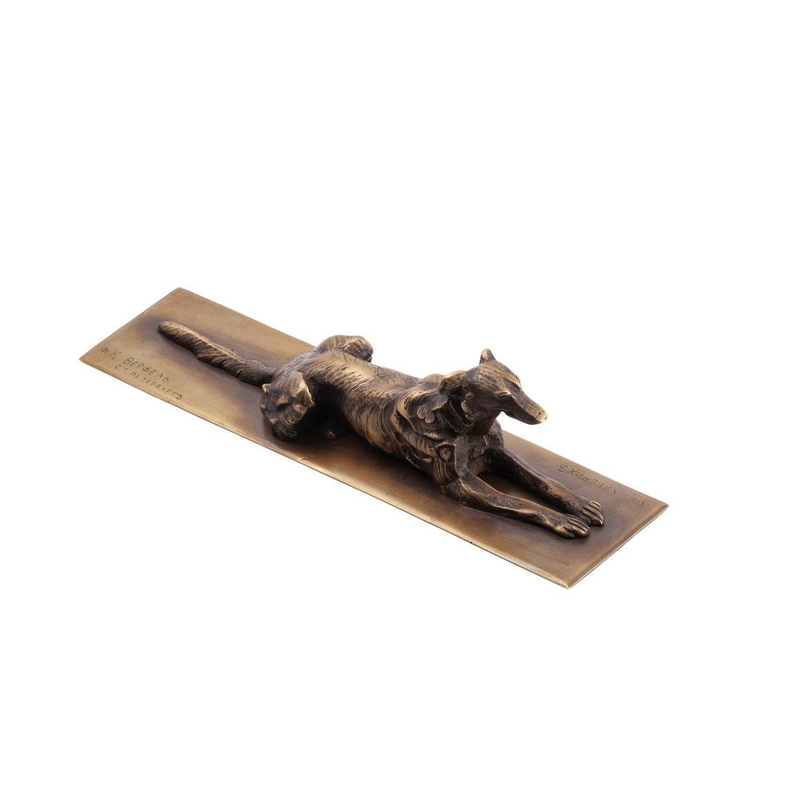A Russian bronze paperweight. N. Liberich — image 1