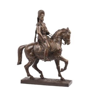 Russian cast bronze figure "Emperor Nicholas II — image 3