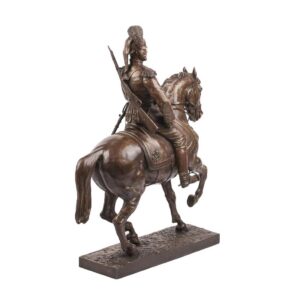 Russian cast bronze figure "Emperor Nicholas II — image 4