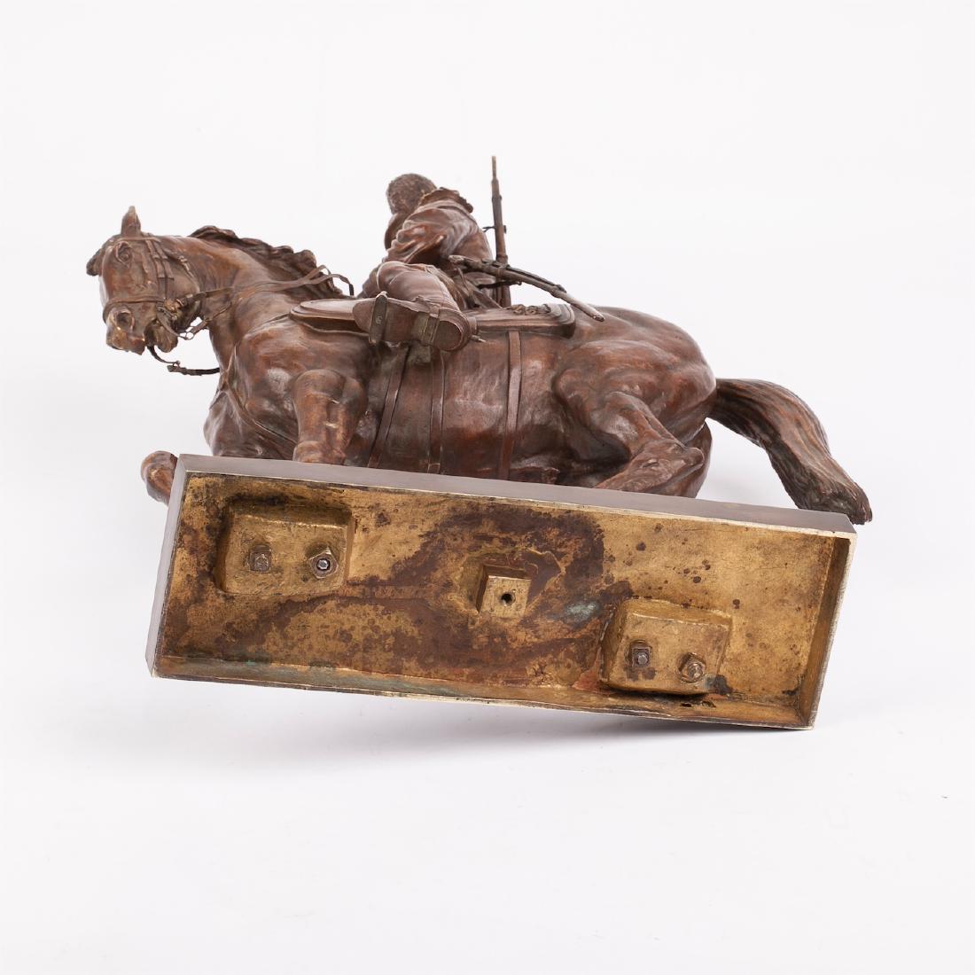 Russian cast bronze figure "Emperor Nicholas II — image 7