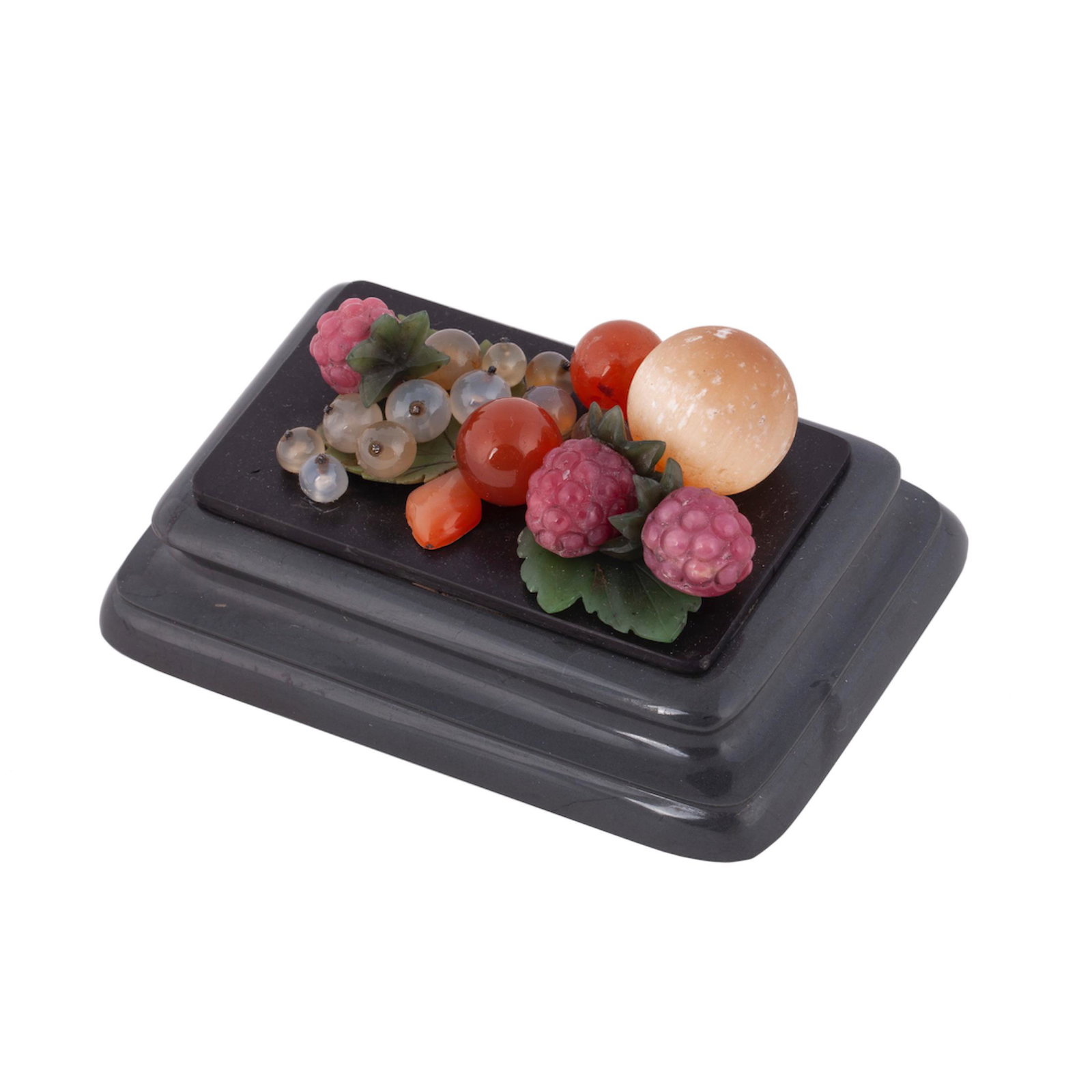 A Russian hardstone paperweight "Berries" — image 1