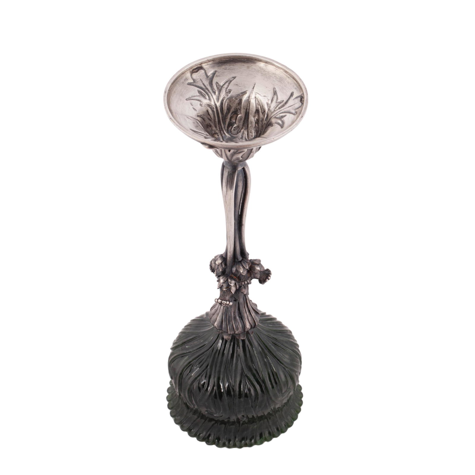 A Russian Art Nouveau style jade vase — image 3