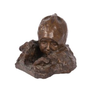 Cast bronze composition by Paolo Trubetskoy — image 2