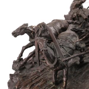 "A Passing-By Troyka" bronze by V.Grachev — image 3