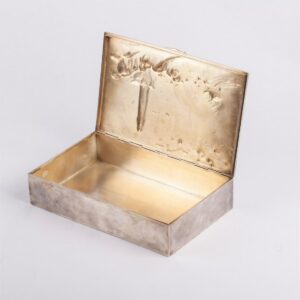 A Russian silver-gilt cigar box "Lighthouse" — image 2