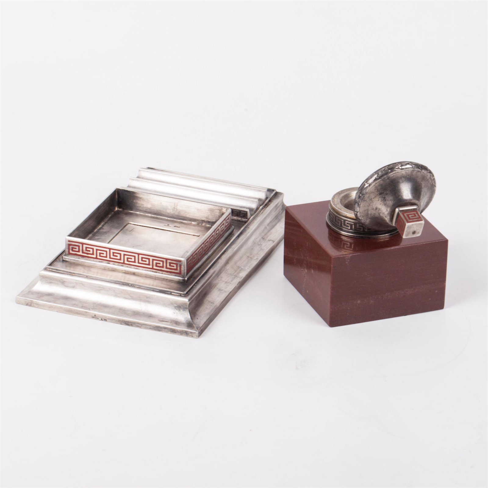 Russian Neoclassical desk set, Faberge — image 3