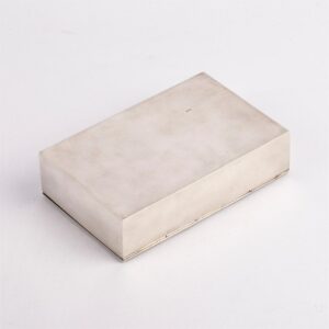 A Russian silver-gilt cigar box. Morozov — image 3