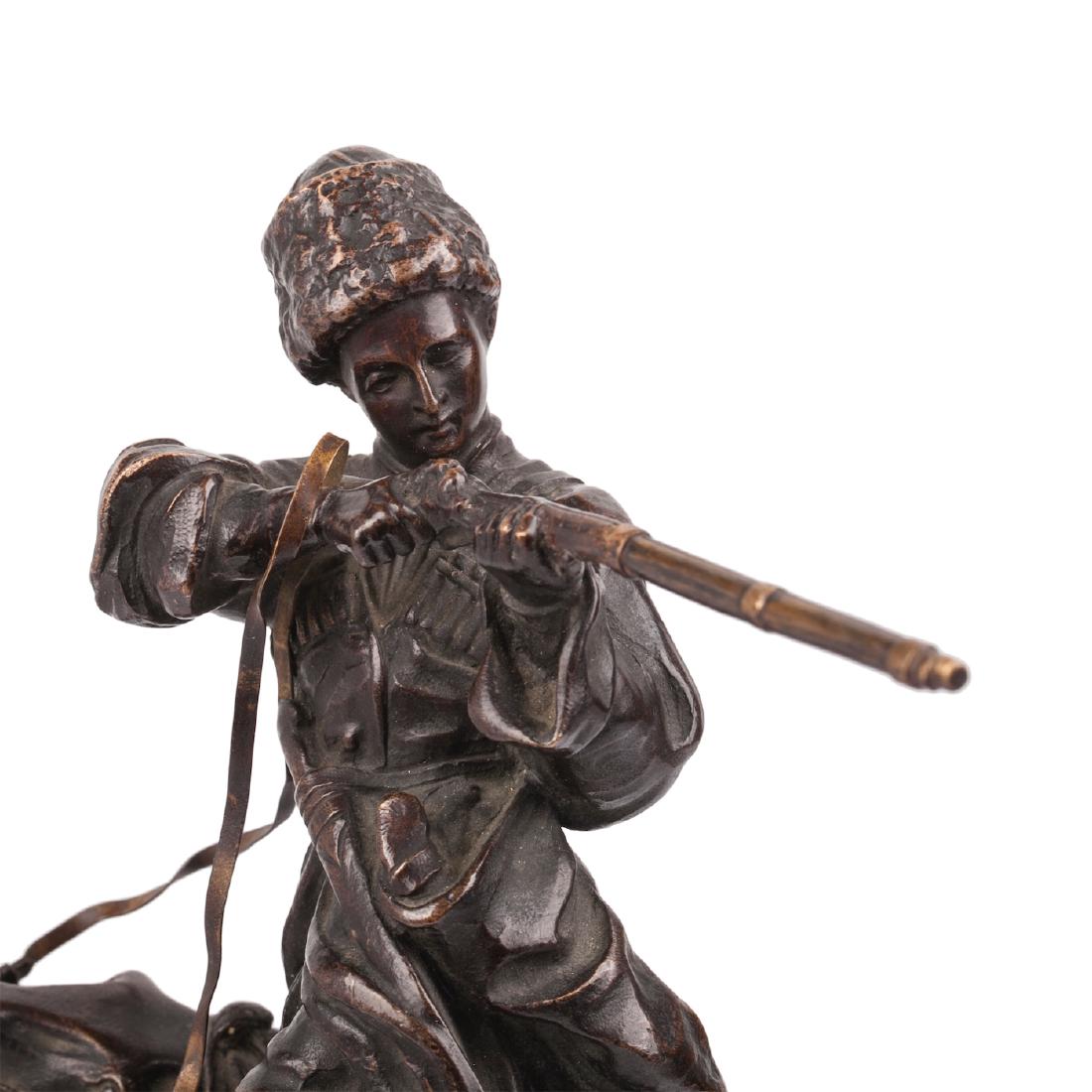 Bronze composition: "Cherkess".by E. Lanceray — image 2