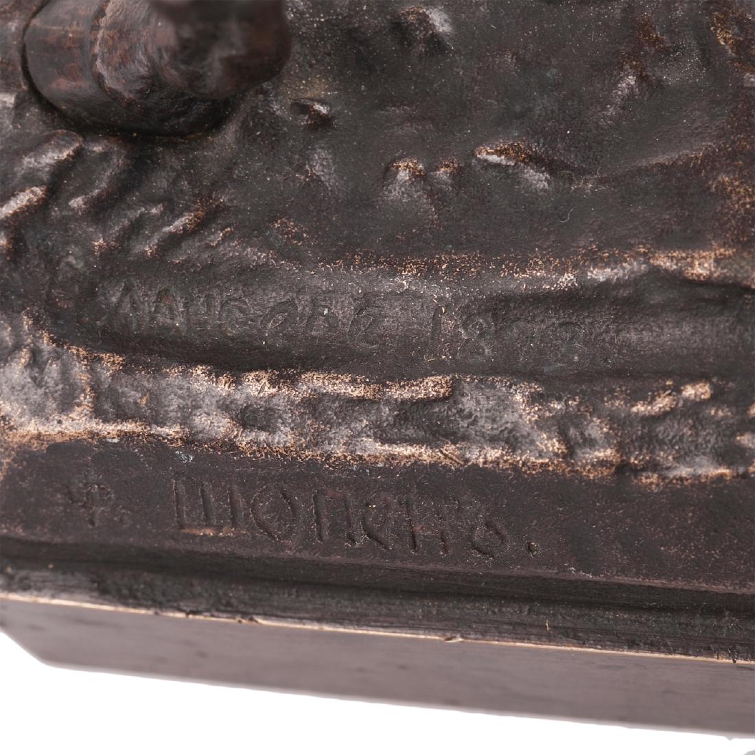 Bronze composition: "Cherkess".by E. Lanceray — image 5
