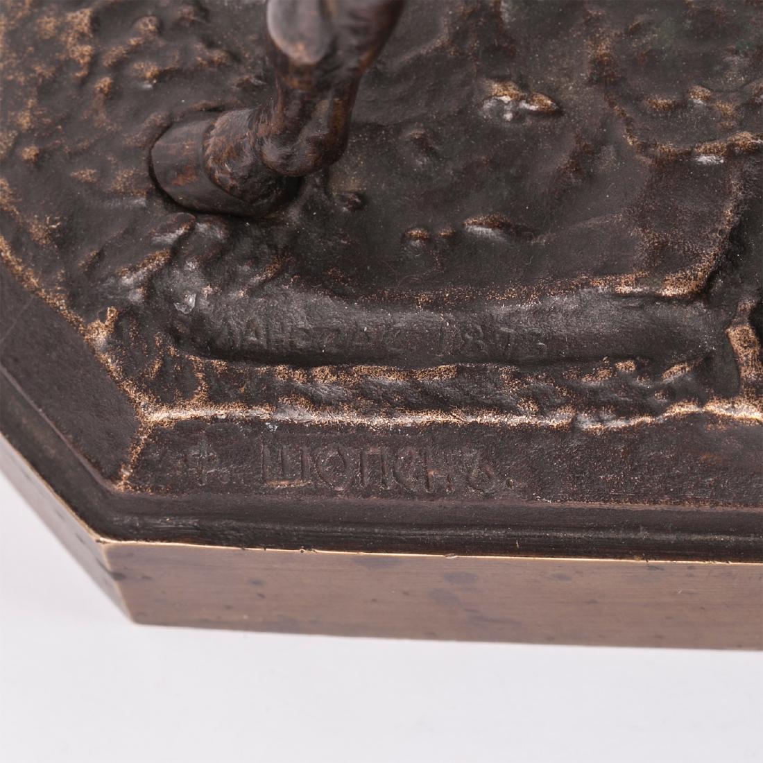 Bronze composition: "Cherkess".by E. Lanceray — image 6