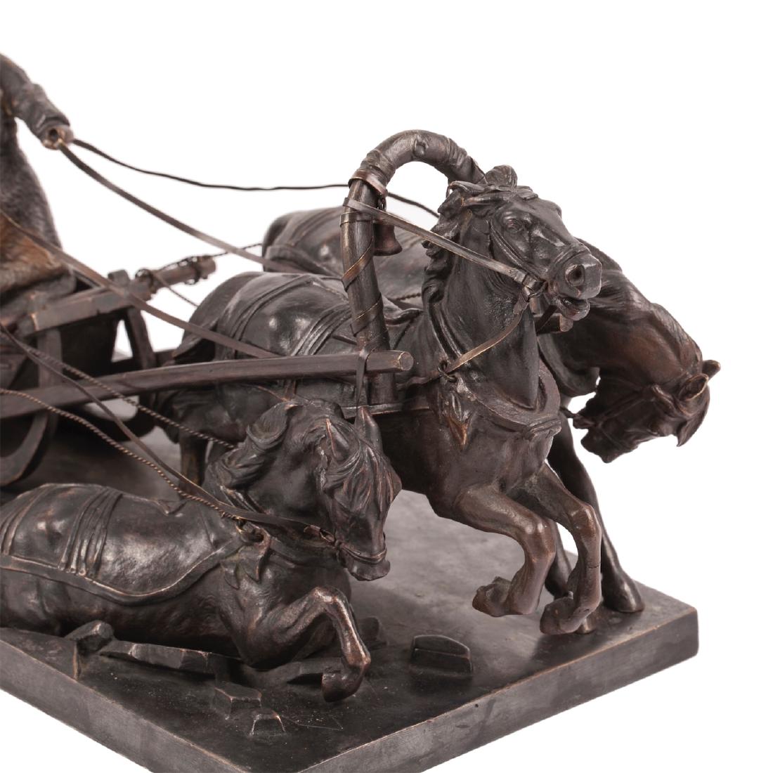 "Winter Troyka Attacked By wolves". A.Wolf — image 2