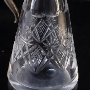 A pair of Russian Neoclassic silver decanters — image 7