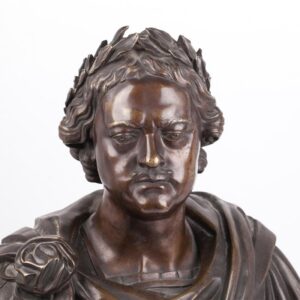 Russian bronze bust of Emperor Peter the Great — image 2