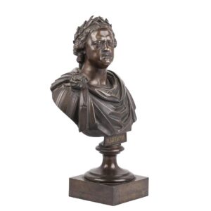 Russian bronze bust of Emperor Peter the Great — image 4