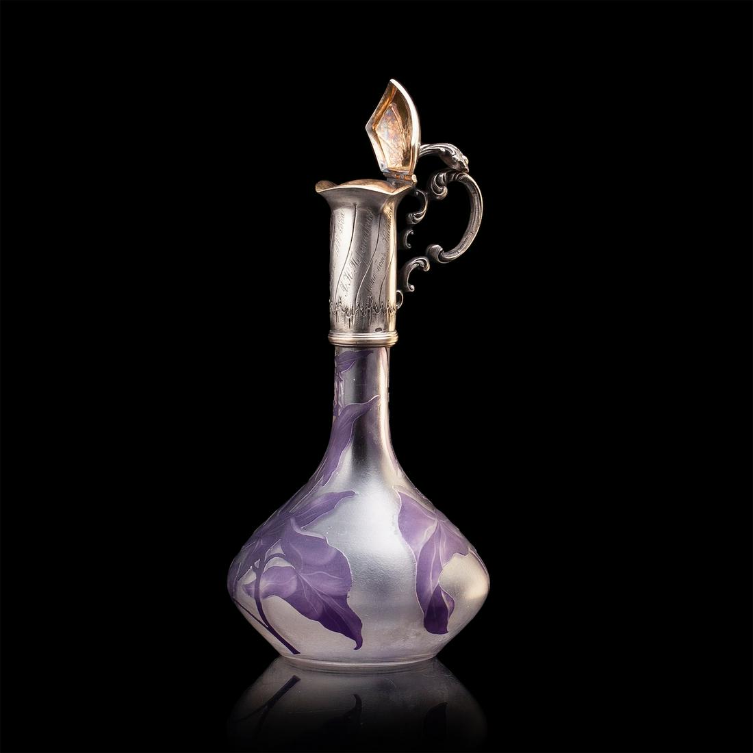 An unusual Russian Lambert glass decanter — image 2