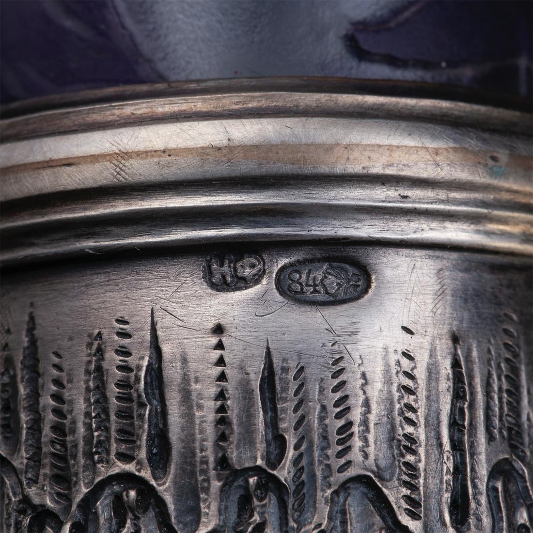 An unusual Russian Lambert glass decanter — image 8