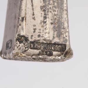 Tiny Russian silver and wood Masonic symbols — image 3