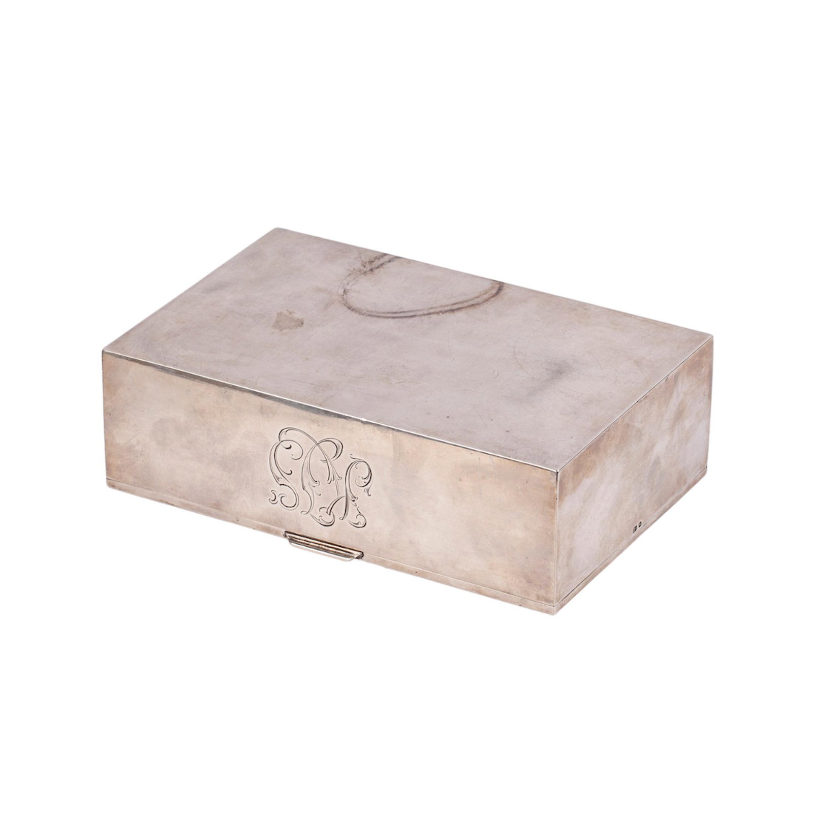 A Russian silver-gilt cigar box "Sniper" — image 3