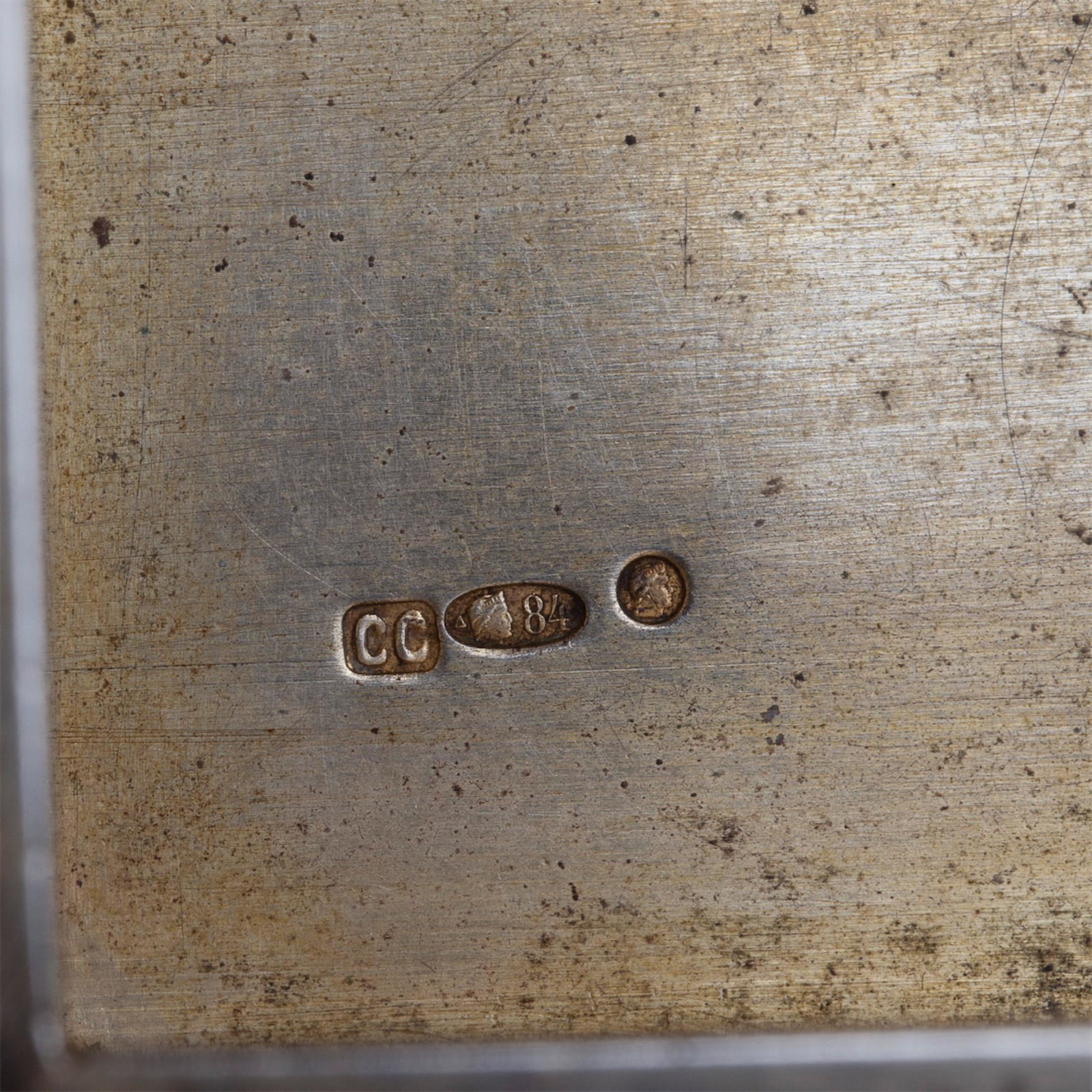 A Russian silver-gilt cigar box "Sniper" — image 8