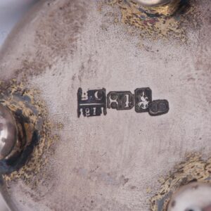 Russian silver-gilt and niello vodka set — image 7