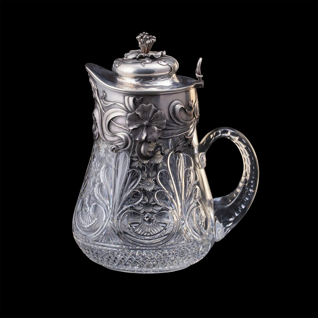An extremely Rare Faberge cut-glass decanter — image 1