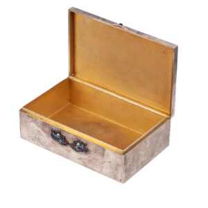 A Russian commemorative silver cigar box — image 2
