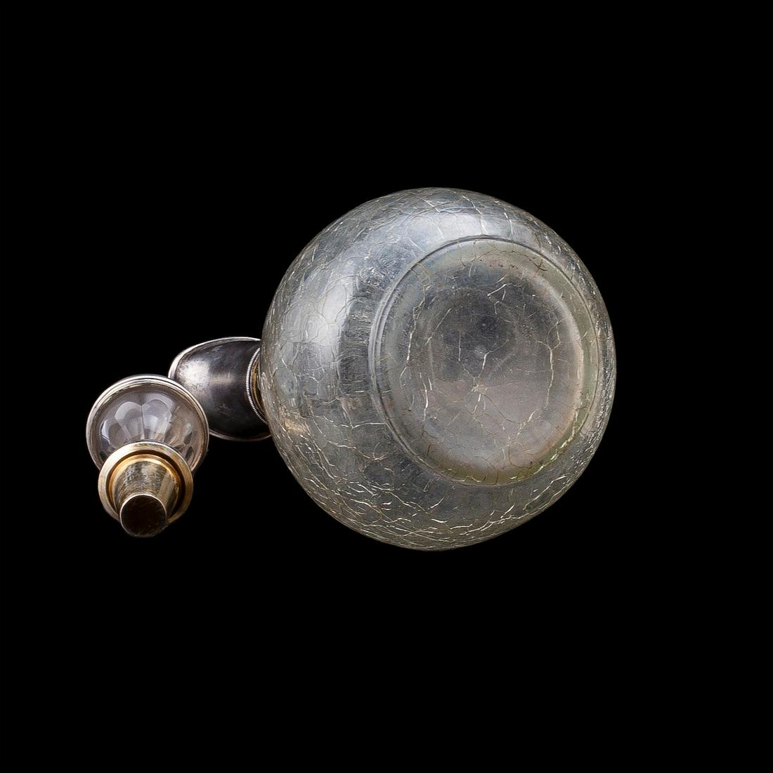 A Faberge silver-gilt and cut-glass carafe — image 3