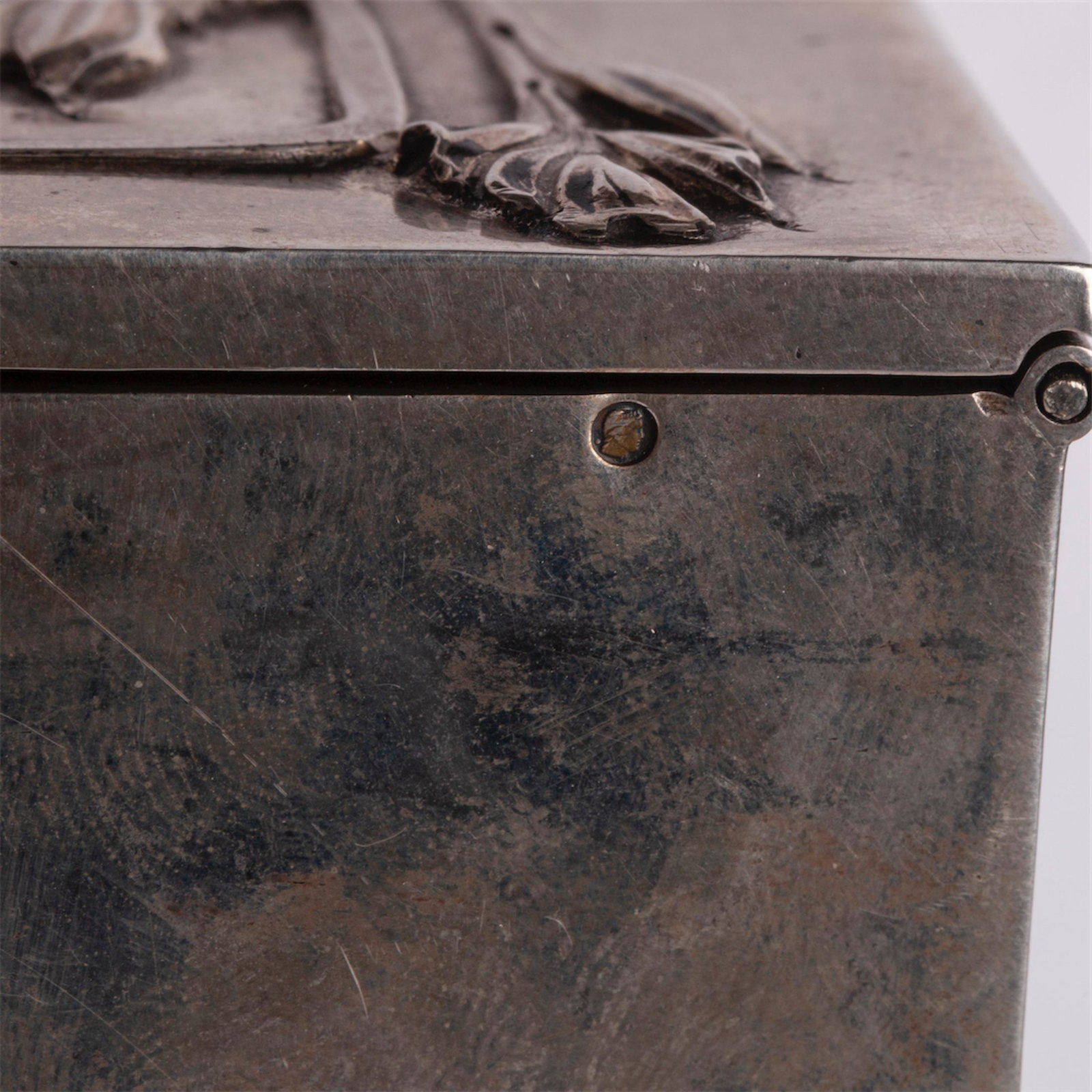 A Russian Art Nouveau silver cigar box — image 5