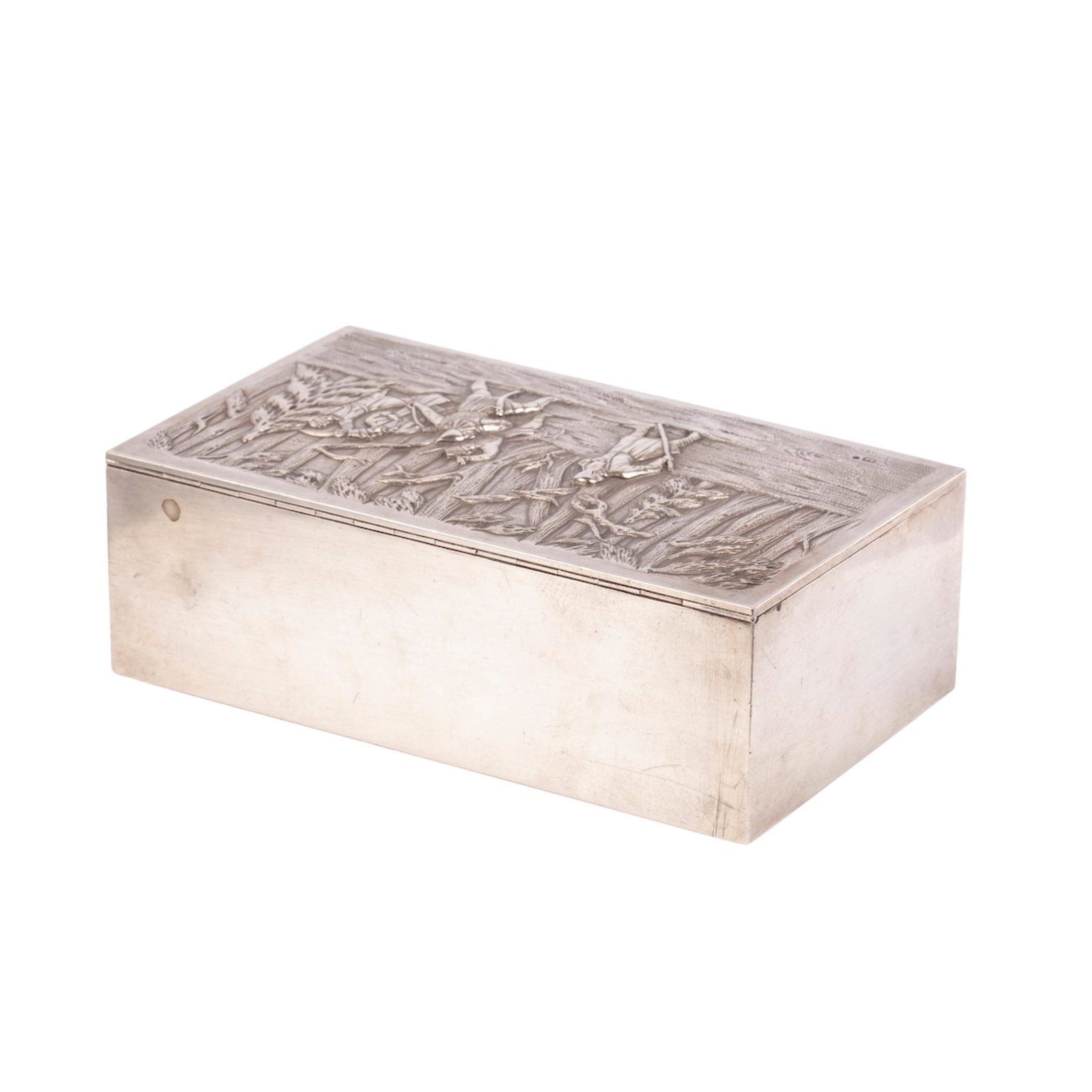 A Russian silver cigar box "Ivan Susanin" — image 5