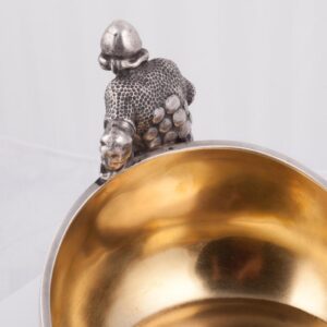 Faberge Art Noveau style kovsh "Resting Bogatir" — image 5