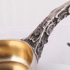 Faberge Art Noveau style kovsh "Resting Bogatir" — image 6