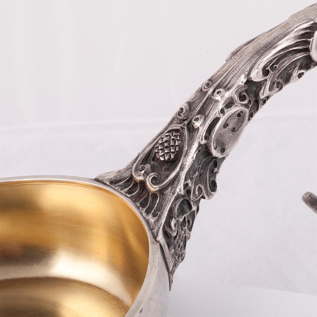 Faberge Art Noveau style kovsh "Resting Bogatir" — image 6