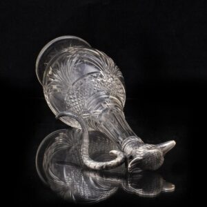 Rare Russian silver-gilt carafe with diamond — image 6