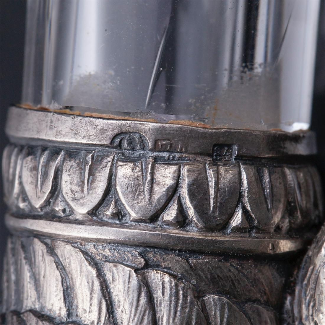 Rare Russian silver-gilt carafe with diamond — image 7