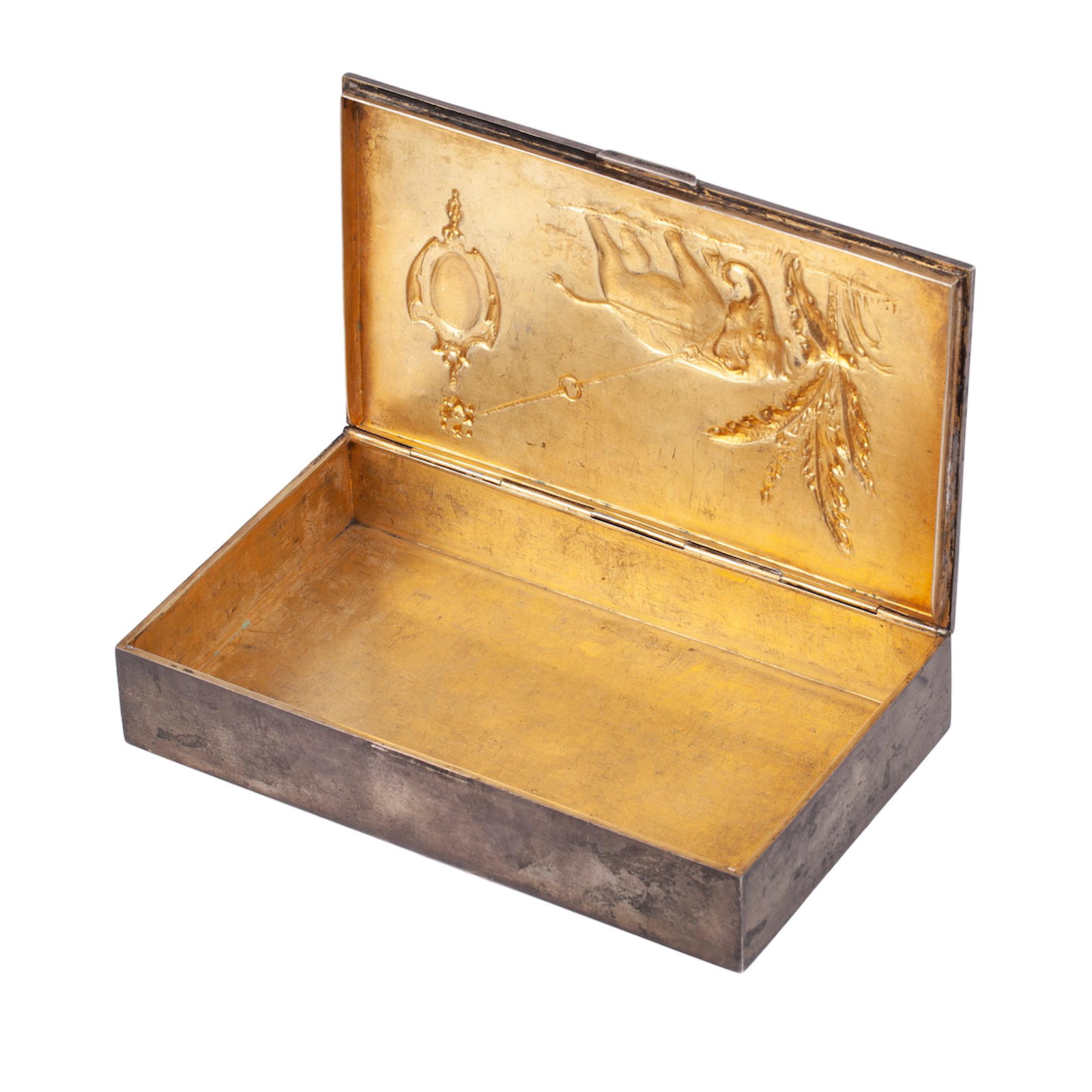 An elegant Russian silver cigar box "Elephant" — image 2