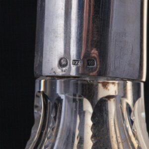 Russian silver-gilt & cut-glass decanter — image 6