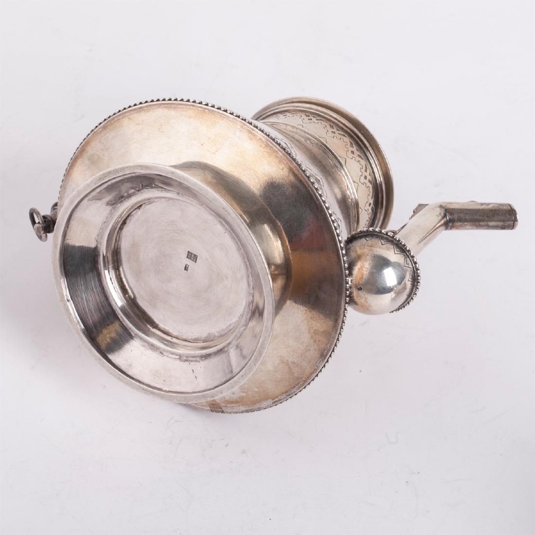 "Russian style" silver and engraving tea service — image 5